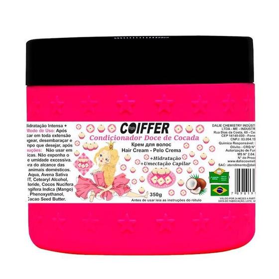 Imagem de Condicionador Doce De Cocada Coiffer 350g