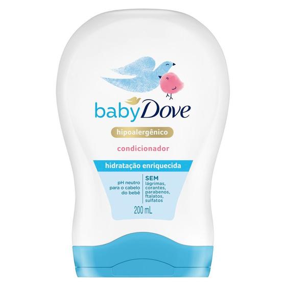 Imagem de Condicionador Dove Baby Hidratação Enriquecida com 200ml