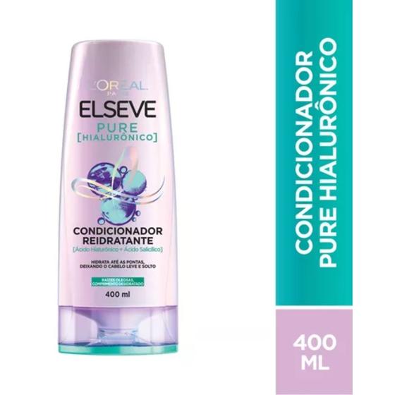 Imagem de Condicionador Elseve Pure hialurônico 400ml