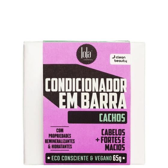 Imagem de Condicionador Em Barra Cachos Lola Cosmétics - 65G