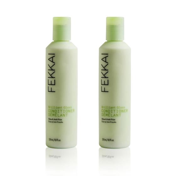 Imagem de Condicionador Fekkai Brilliant Gloss (2x 250ml) - Brilho 4X Mais Intenso