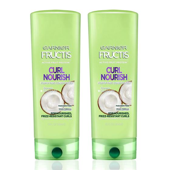 Imagem de Condicionador Garnier Fructis Triple Nutrition Curl Nourish 360ml (Pack com 2)