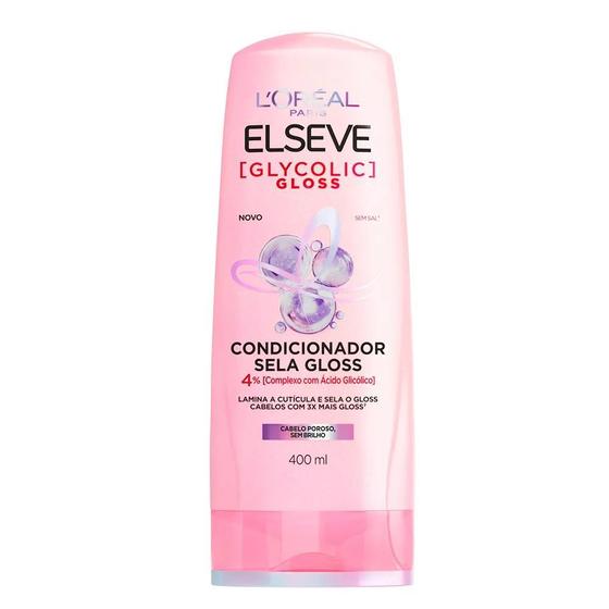 Imagem de Condicionador Gloss Elseve Glycolic Gloss 400Ml