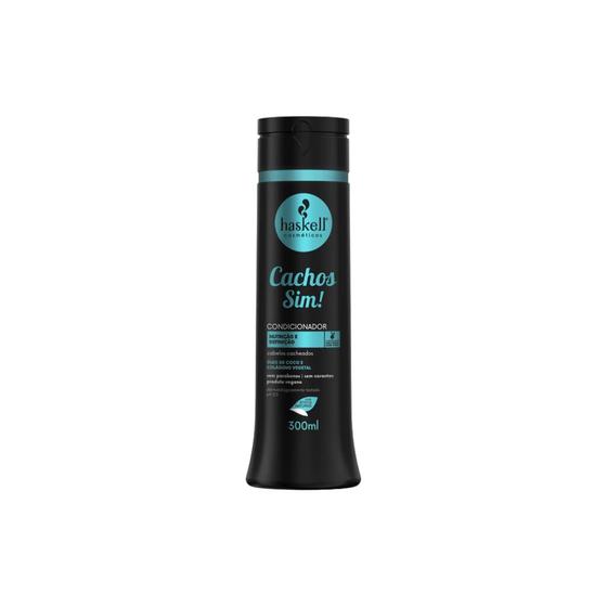 Imagem de Condicionador Haskell 300ml Cachos Sim Oleo de Coco & Colageno
