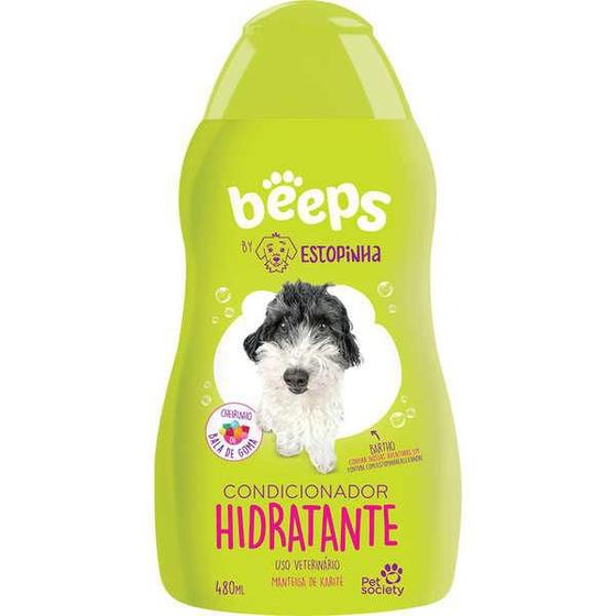 Imagem de Condicionador Hidratante Para Cães Beeps Estopinha 480Ml