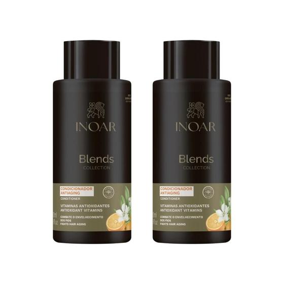 Imagem de Condicionador Inoar Blends 500Ml - Kit Com 2Un