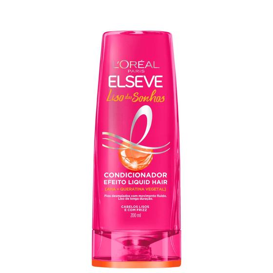 Imagem de Condicionador Limpa e Fortalece Liso dos Sonhos Elseve 200ml