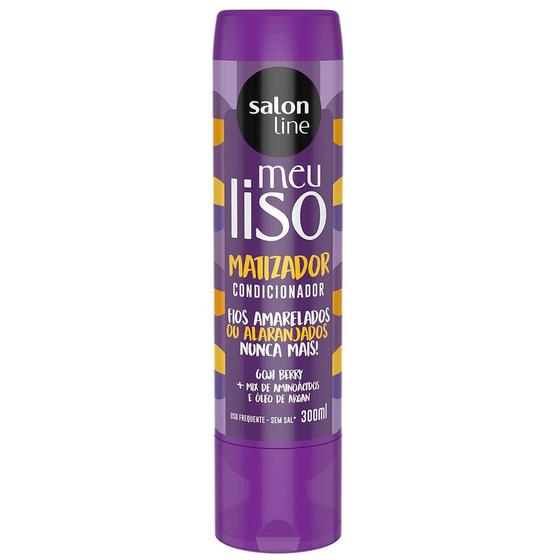 Imagem de Condicionador Matizador Salon Line Meu Liso 300ml