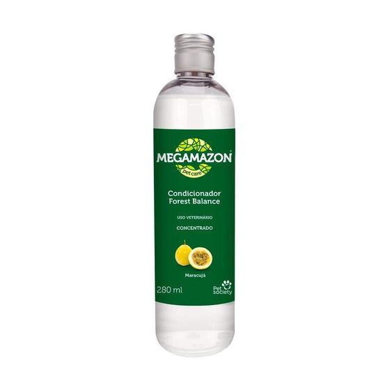 Imagem de Condicionador Megamazon Forest Balance Maracujá para Cães e Gatos 280ml