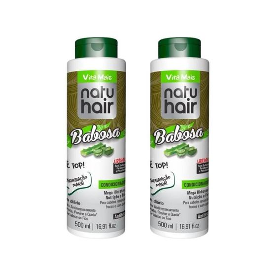 Imagem de Condicionador Natuhair 500Ml Babosa - Kit Com 2Un