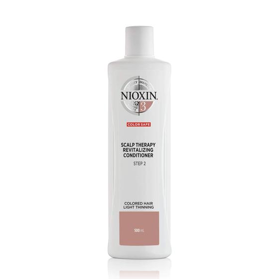 Imagem de Condicionador Nioxin System 3 Scalp Therapy 500ml tratado a cores