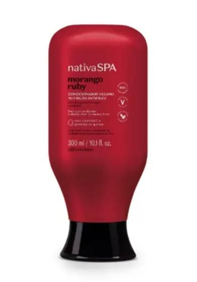 Imagem de Condicionador Nutrição Antifrizz Nativa SPA Morango Ruby 300ml