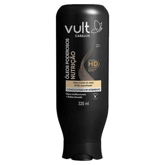 Imagem de Condicionador Nutrição Cabelos Óleos Poderosos Intensivo 325ml Vult