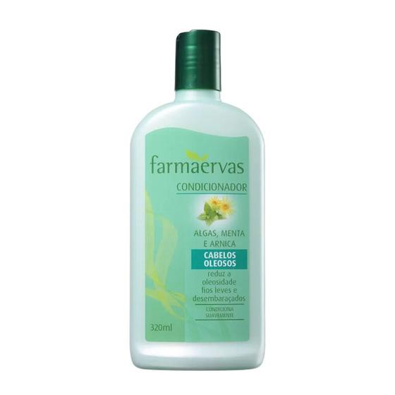 Imagem de Condicionador Oleosos 320ml Algas Menta e Arnica Farmaervas