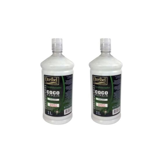 Imagem de Condicionador Ouribel 1000Ml Coco Repair - Kit C/2Un