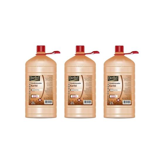 Imagem de Condicionador Ouribel 2000Ml Karite - Kit C/3Un