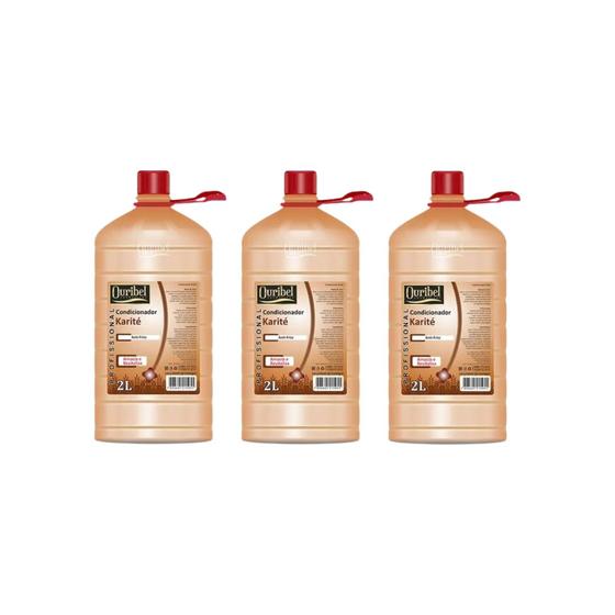 Imagem de Condicionador Ouribel 2000ml Karite - Kit C/3un