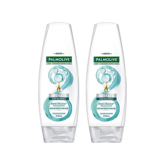 Imagem de Condicionador Palmolive 350Ml Hialuronico - Kit C/2Un