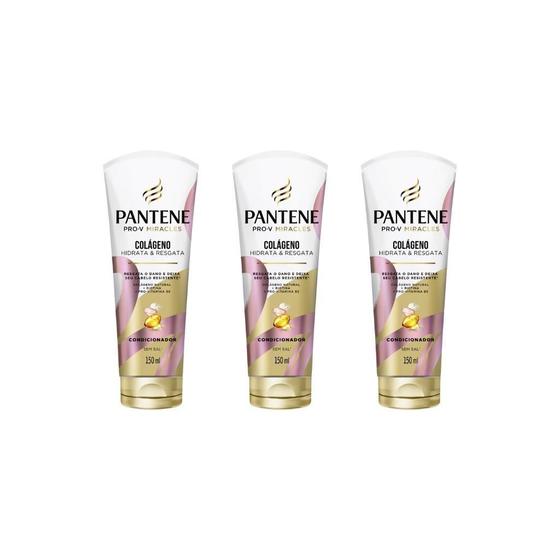 Imagem de Condicionador Pantene 150Ml Colageno-Kit C/3Un