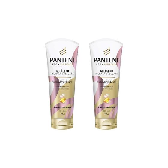 Imagem de Condicionador Pantene 250Ml Colageno-Kit C/2Un