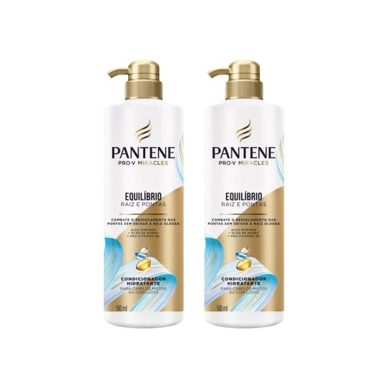 Imagem de Condicionador Pantene 510ml Pump Equilibrio - Kit C/2un