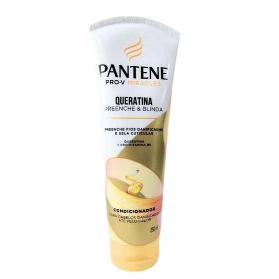 Imagem de Condicionador Pantene Pro-v Queratina Preenche e Blinda 250ml