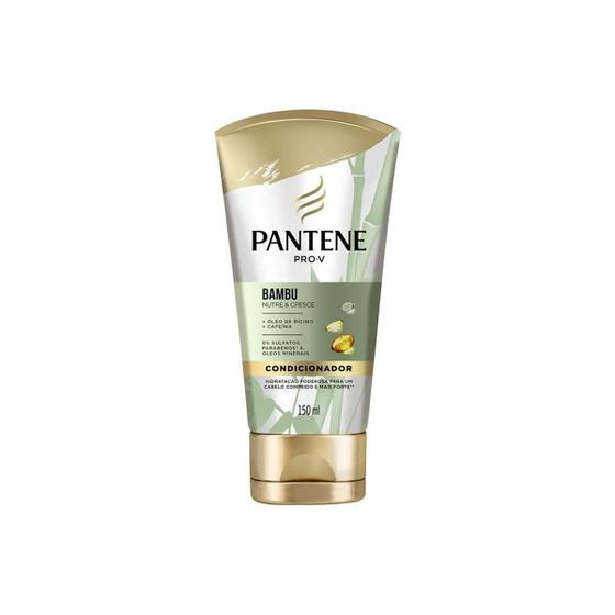 Imagem de Condicionador Pro-V Bambu Nutre & Cresce Com Óleo De Rícino E Cafeína 150ml Pantene