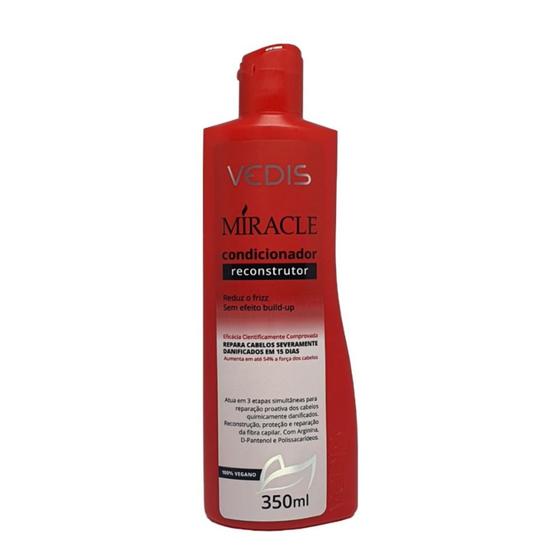 Imagem de Condicionador Reconstrutor Miracle 350ml - Vedis