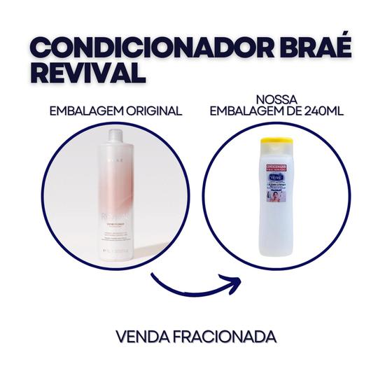 Imagem de Condicionador Revival Braé Immediate Recontruction Fracionado 240ml - Condicionador Reconstrutor