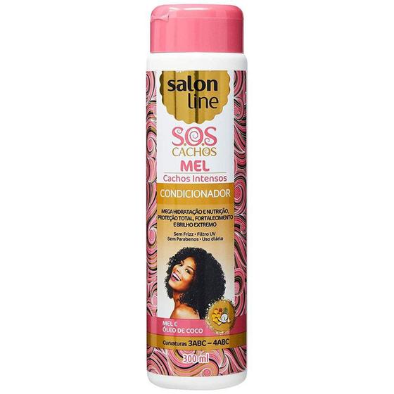 Imagem de Condicionador Salon Line SOS Cachos Mel 300ml