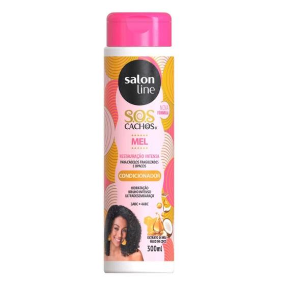 Imagem de Condicionador Salon Line Sos Cachos Mel Restauração Intensa 300ml