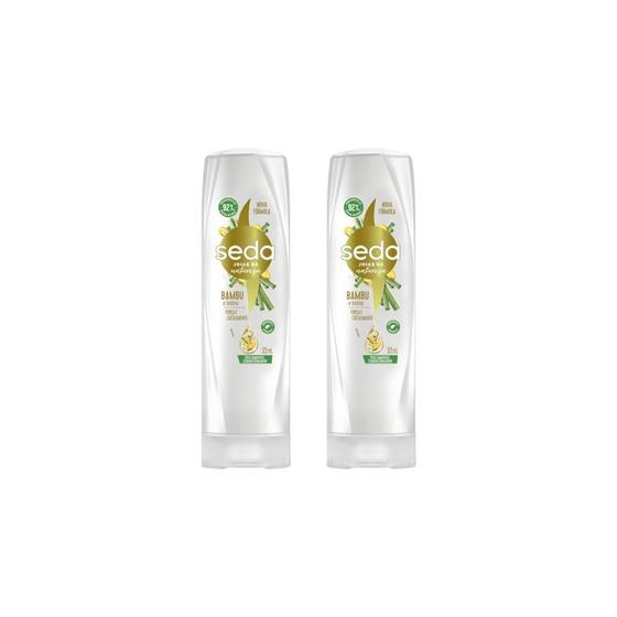 Imagem de Condicionador Seda 325Ml Bambu+Biotina Força Cresc-Kit C/2Un