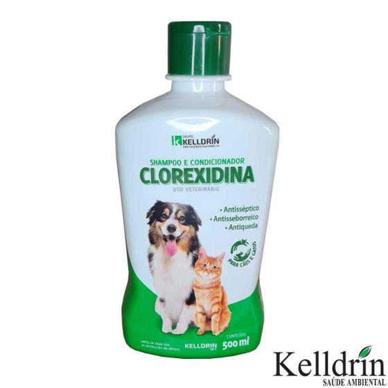 Imagem de Condicionador Shampoo para Cachorro e Gato Clorexidina 500ml