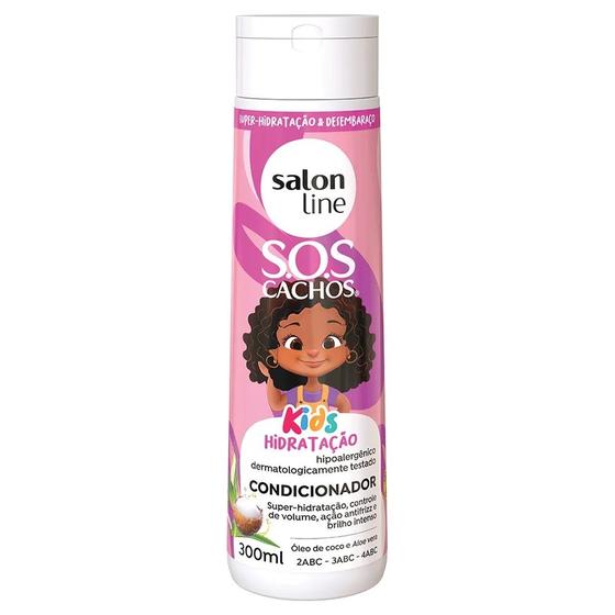 Imagem de Condicionador SOS Cachos Kids Hidratação Salon Line 300ml