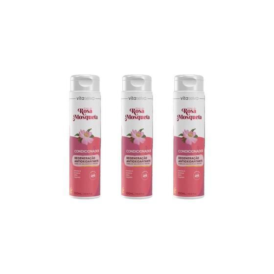 Imagem de Condicionador Vita Seiva Rosa Mosqueta 300Ml-Kit C/3Un