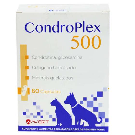 Imagem de CondroPlex 500 60 capsulas suplemento Cães e Gatos Avert