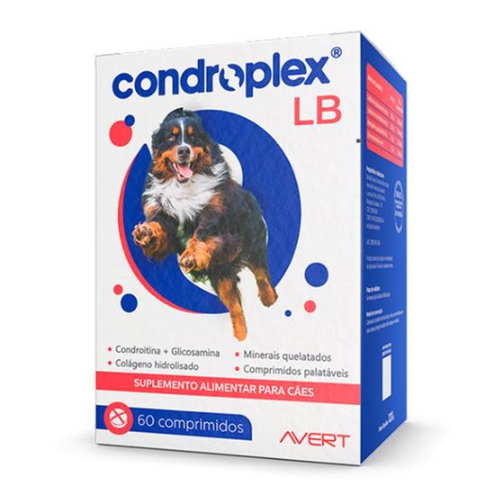 Imagem de Condroplex Lb Suplemento Para Cães C/ 60 Comprimidos - Avert