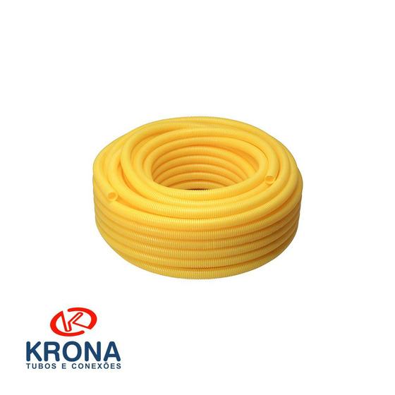 Imagem de Conduite corrugado 3/4"x10m amarelo krona