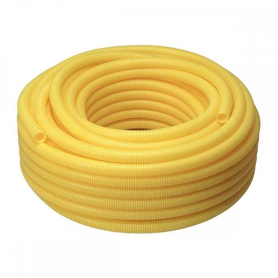 Imagem de Conduite Corrugado Krona Amarelo Reforcado 3/4" Com 10M