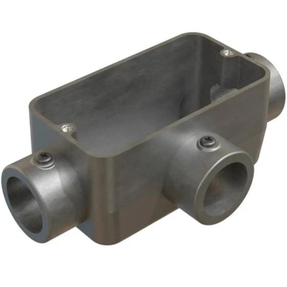 Imagem de Condulete de alúminio Tipo E 2/4 polegas Wetzel