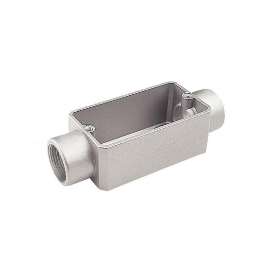 Imagem de Condulete fixo 1.1/2" tipo "C" - com tampa / sem rosca / sem pintura