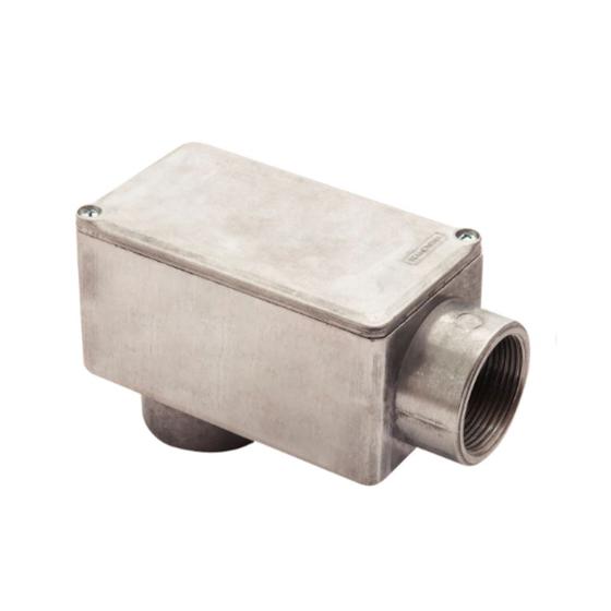 Imagem de Condulete Fixo 1.1/2" Tipo LB BSP C/Tampa S/Pintura TRAMONTINA