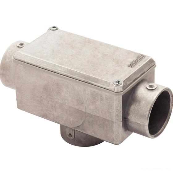 Imagem de Condulete fixo 1.1/4" tipo "TB" - com tampa / sem rosca / sem pintura