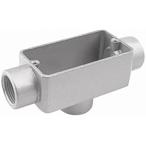 Imagem de Condulete fixo 1/2" tipo "TB" - sem tampa / sem rosca / sem pintura