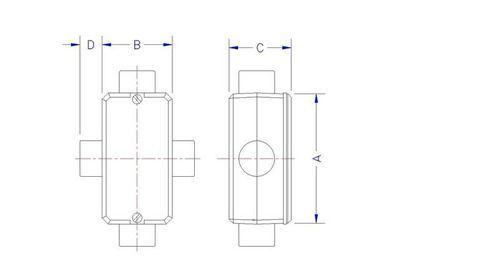 Imagem de Condulete Fixo 1 X S/tampa Rosca Bsp S/pint Tramo 56109303