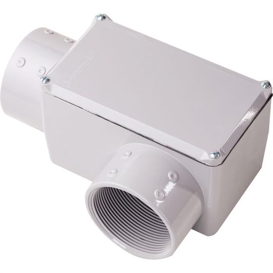 Imagem de Condulete Fixo "LL" 3/4" com tampa / com rosca NPT / com pintura eletrostática a pó