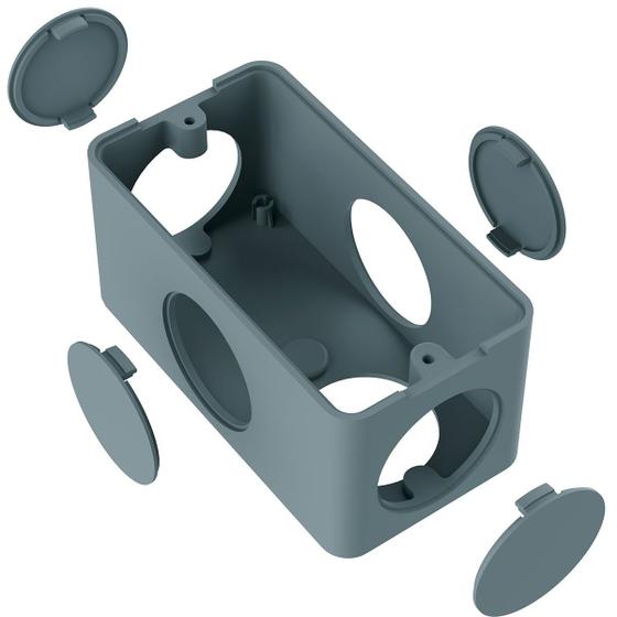 Imagem de Condulete Pvc Cinza 1/2-3/4 05 Entradas Inpol