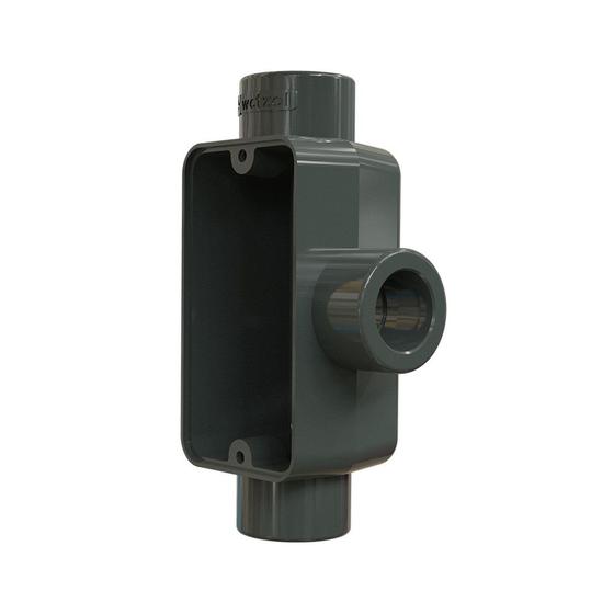 Imagem de Condulete Pvc Cinza Sem Rosca T 3/4 Sem Tampa Tcsr - 15 Wetzel