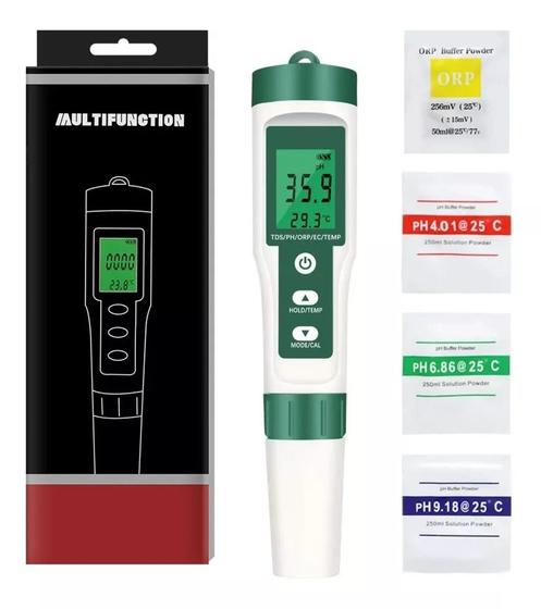 Imagem de Condutivímetro 5 Em 1 (ec - Orp - Ph - Temp - Tds) Envio 24h