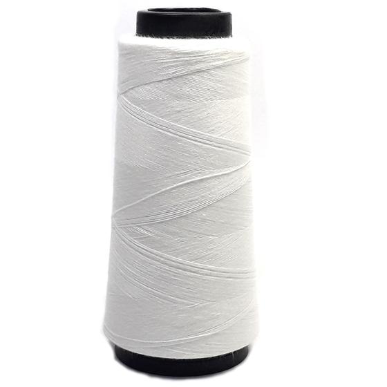 Cone De Linha Com 1500m Kron 120 Branco Cru Para Máquina De Costura ...